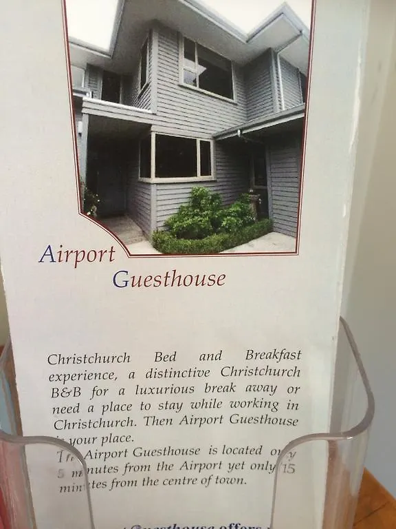 Nocleg ze śniadaniem Airport Guesthouse Christchurch Airport